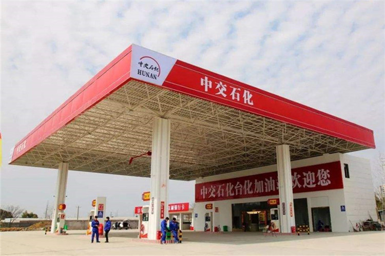 如皋加油站钢结构网架案例6
